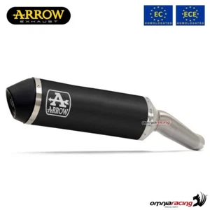 Arrow exhaust Urban aluminum dark approved for Peugeot Metropolis 400 2017-2021 - Imagen 1 de 8