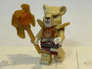LEGO Li'Ella Lion minifigure rosso scuro vestito Leggende di Chima 70146 loc079 NUOVO - Foto 1 di 4