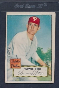 1952 Topps #209 Howie Fox Phillies VG *1649 - Picture 1 of 1