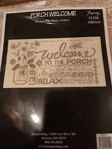 Imaginating Porch Welcome Counted Cross Stitch Kit #3122K TB3161 NIP - Picture 1 of 7