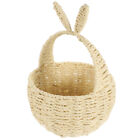 Woven Flower Girl Basket with Handle for Weddings and Home