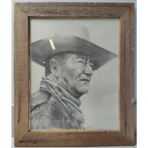 John Wayne Chisum III by Gary Giuffre Signed Wood Framed Wall Art Print 20x25 - Picture 1 of 10