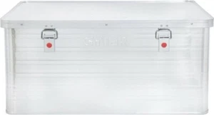 STIER Alubox Aluminiumbox Transportkiste 135 Liter Staub- und Spritzwasserschutz - Photo 1/4