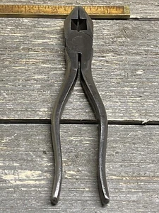 Vintage H Boker & Co. 7-1/2” Lineman Pliers Nice And Clean - Picture 1 of 11