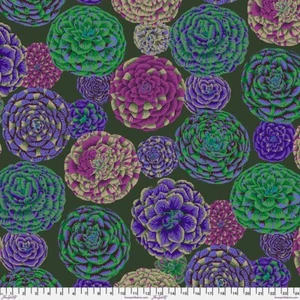 Japonica, Dark - Kaffe Fassett Collective Quilt Fabric 100% Cotton By Yard - Picture 1 of 3