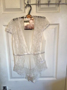 (New) French Lace with Silk Trim - full body size 10 - Picture 1 of 8