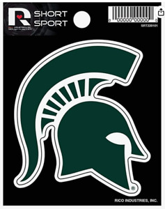 (Set of 2 included) Michigan State Spartans 3" x 3" Die-Cut Decal