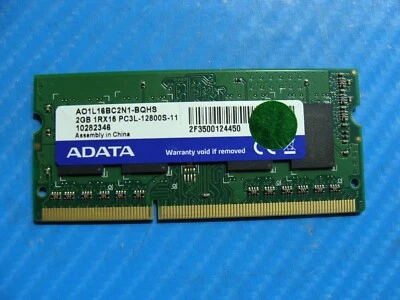 HP m6-p113dx ADATA 2GB Memory 1Rx16 PC3L-12800S AO1L16BC2N1-BQHS - Image 1 of 2