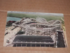 DENVER CO - POSTAL USADA DE 1914 - MONTAÑA RUSA DERBY RACING - ENORME MONTAÑA RUSA - Imagen 1 de 2