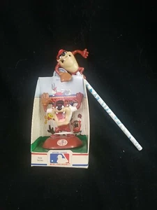 Vintage MLB Baseball Pencil W/ Taz Topper 1991 Also MLB Yankees Taz Figurine NOS - Picture 1 of 7