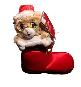 Gatto musicale animato in uno stivale di Babbo Natale canta e balla "Ecco che arriva Babbo Natale" - Foto 1 di 9