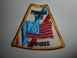 Parche Camporee Vintage Años 70 BSA Boy Scouts Pennsylvania Minquas VFC 76 3"x3" - Imagen 1 de 3