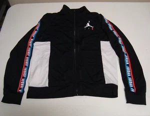 Nike Air Jordan Boy's Black/White Jacket Size XL TG EG 13-15 years - Picture 1 of 7