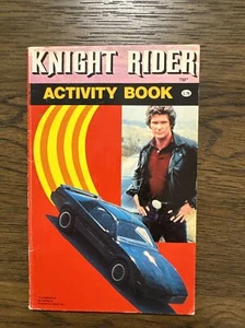 Vtg 1983 Knight Rider Activity Book Used - Imagen 1 de 12