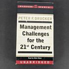 Managaement Challenges for 21st Century Peter Drucker Audiobook Cassette Tape
