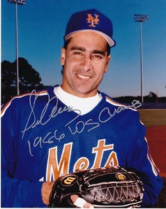 SID FERNANDEZ NEW YORK METS 1986 WS CHAMPS ACTION SIGNED 8x10 - Picture 1 of 1