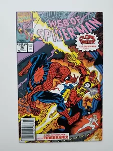 Web of Spider-Man #78 (1991) Marvel Comic Book rare Newsstand - Picture 1 of 2