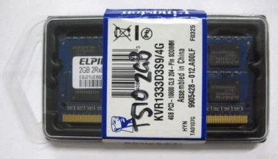 Elpida 2GB SO-DIMM Laptop RAM Memory 2Rx8 PC3-10600 EBJ21UE8BDS0-DJ-F - Image 1 of 4