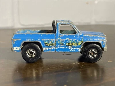 Vintage 1977 Hot Wheels Pickup Truck Azul Fabricado em Hong Kong - Mattel - Imagem 1 de 4
