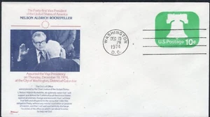 US Scott #U567 Stamped envelope of VP Nelson Rockefeller Inauguration - Picture 1 of 1