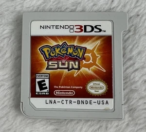 Pokémon Sun (Nintendo 3DS, 2016) Authentic Tested & Working Cartridge Only - Picture 1 of 4