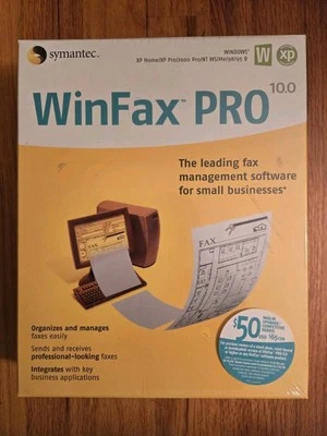 Symantec Winfax Pro Version 9.0 for Windows 98, 95 and NT Sealed 12-83-00035 - Image 1 of 4