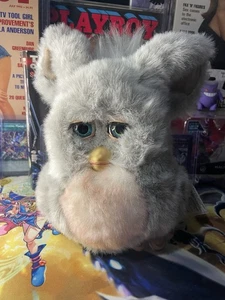 Vintage 2005 Tiger Furby 59294 Grey with Pink belly. TESTED WORKING EXCELLENT! - Bild 1 von 8