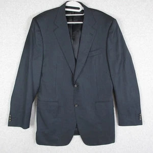 Blazer Canali Para Hombres 52 Azul Proposta Abrigo Deportivo de Lana de Un Pecho Garys NPB - Imagen 1 de 13