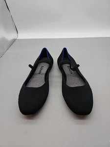 Zapatos ROTHYS para mujer 12,5 negros The Square Mary Jane suela con caparazón de tortuga planos - Imagen 1 de 7