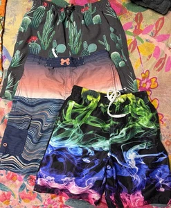 Boys Swimwear Lot Of 3 Multi Size L, XL - Picture 1 of 7