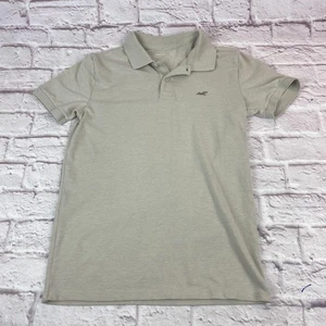 Hollister Poloshirt Herren XS grau Piqué Advanced Stretch Möwe Logo Freizeit - Bild 1 von 7