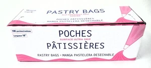 SKS 18" Disposable Slip-Resistant Grip Kosher Pastry Bags 100 Bags - Picture 1 of 1