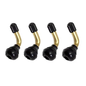 New Tire Bent Valve Stem 90 Degree Angel for Moped Scooter Tubeless Tires 4 PC - Picture 1 of 3