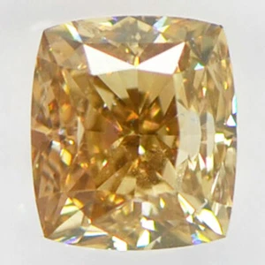 Cushion Cut Diamond Natural Fancy Brown Color SI1 Loose IGI Certified 1.00 Carat - Picture 1 of 6