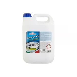 Disgregante WC Camper Barca roulotte RHUTTEN Liquido chimico per Akqua Blu 5 Lt. - Foto 1 di 8