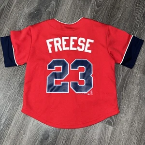 St Louis Cardinals Freese # 23 Button Up Children’s Small 6/7 - Picture 1 of 5