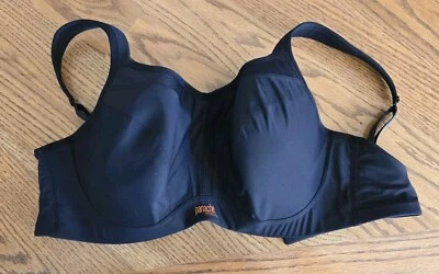 Sujetador deportivo Panache deportivo con aros cobertura completa para mujer talla 40DD negro 5021 Foto 1 de 4
