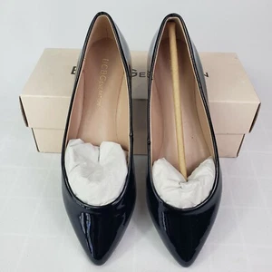 BCBGeneration Women's Millie Ballet Flat Black Patent Size US 6.5 M EUR 36.5 New - Picture 1 of 12