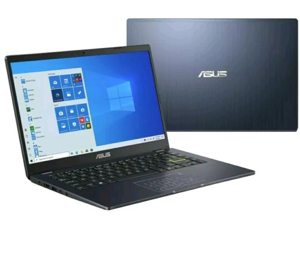 Asus 14" FHD L410MA N3350 4GB RAM Windows 10 Office 365 1 Year 64GB Black Laptop - Image 1 of 4