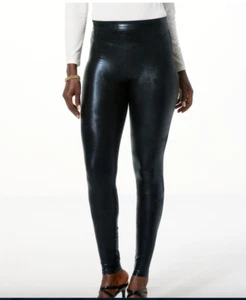 Leggings HUE para mujer Body Brillo NEGROS Pequeños Nuevos con Etiquetas U20630 - Imagen 1 de 3