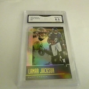 LAMAR JACKSON RAVENS 2019 ILLUSIONS # 60 GRADED 8.5 L@@@K - Picture 1 of 2