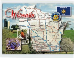 Postal Hola desde Wisconsin - Imagen 1 de 2