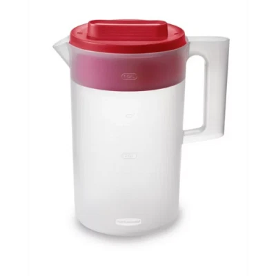 Rubbermaid Simply Pour 1 gallon Plastic Pitcher with Multifunction Lid, New - Image 1 of 4