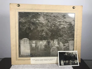 Vintage Photo + Snapshot Zigler Miller Hoover Bretheren Cemetery Linville VA - Picture 1 of 4