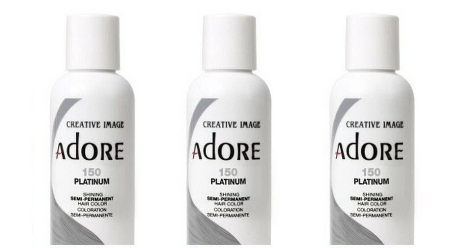 Adore Semi-permanent Hair Color 150 Platinum 4 Oz