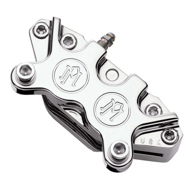 Performance Machine Moto Motorcycle Motorbike 4-P Classic Caliper 125X4R Chrome - Image 1 of 1