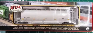 1989-1 Atlas TRLX Texas Railcar Cylindrical 3-Bay Covered Hopper - Picture 1 of 8
