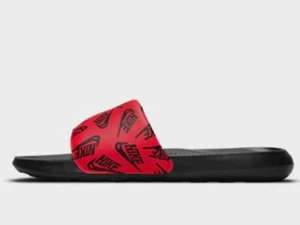 Nike Victori One CN9678-601 Print Men's Slides Sandals Red/Black Size 12 US - Picture 1 of 8