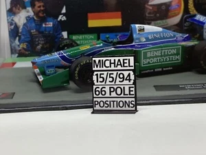 Pitboard 1:43/1:18 (Pizarra F1) / Schumacher (Benetton) 1994 64 pole position - Imagen 1 de 8