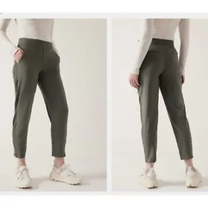 Nuevo con etiquetas Pantalón al tobillo Athleta Brooklyn en Mountain Olive talla 12 - Imagen 1 de 10